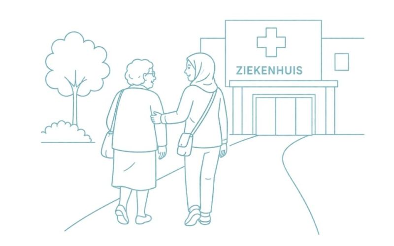 Begeleidingsmaatje naar afspraken gezocht