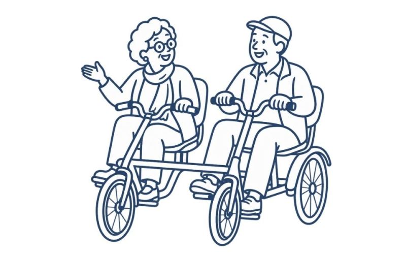 Duo-fietsmaatje gezocht